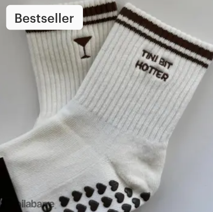 Tini Bit Hotter Grip Socks